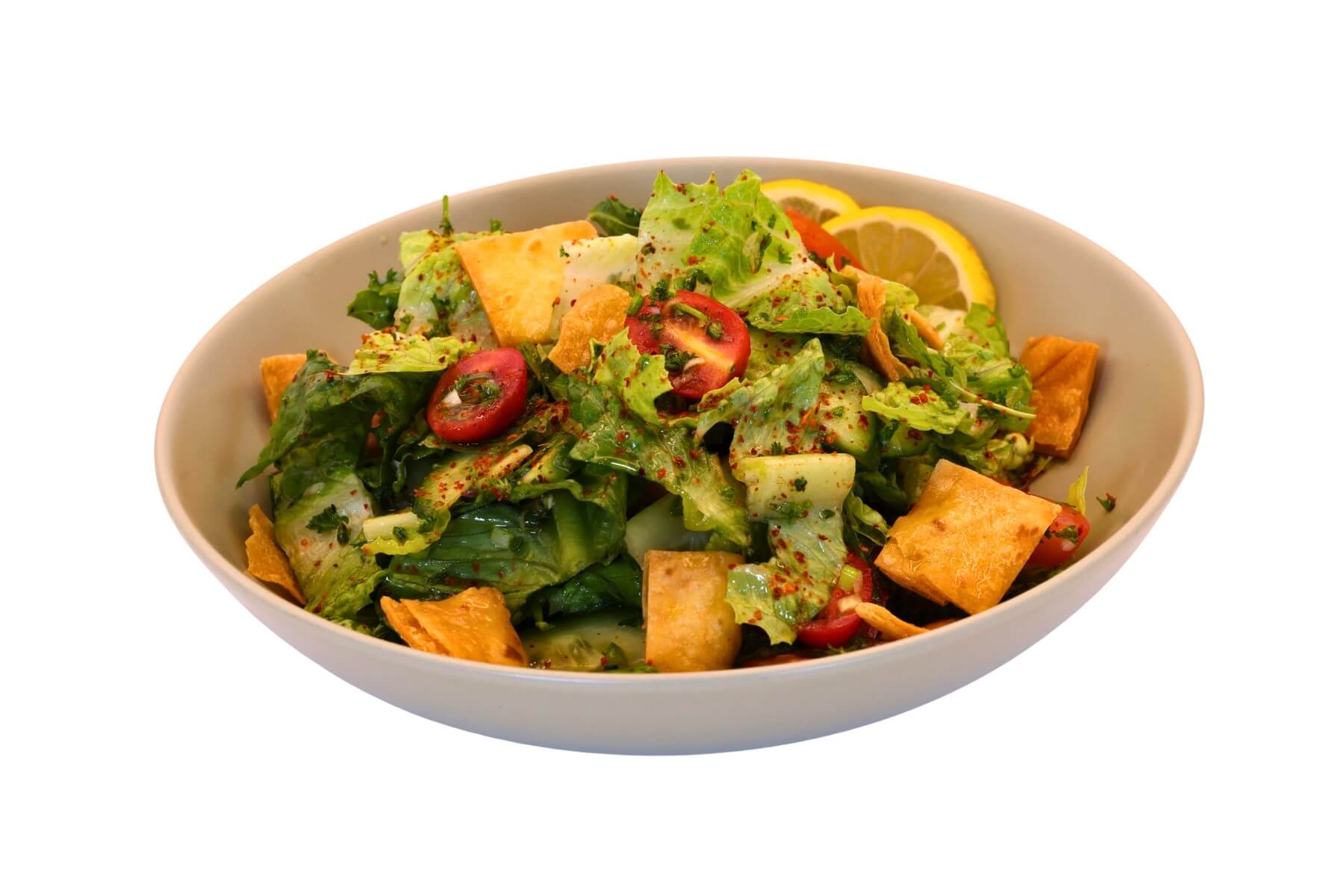 Read more about the article Freshen Up Your Palate with Fattoush Salad at Samos Cafe & Grill in Sherman Oaks!
