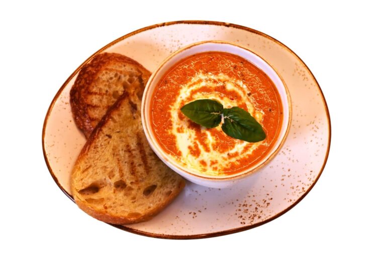 Read more about the article Savor Comfort in a Bowl: Home-made Tomato Basil Soup at Samos Cafe & Grill